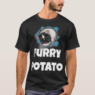 Guinea Pig Gift Funny Pet Owner  Furry Potato Anim T-Shirt