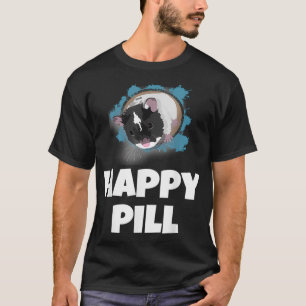 Guinea Pig Gift Funny Pet Owner Happy Pill Animal T-Shirt