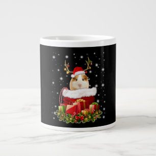 Guinea Pig Gift   Merry Christmas Guinea Pig Large Coffee Mug
