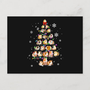 Guinea Pig Gift   Merry Christmas Guinea Pig Postcard