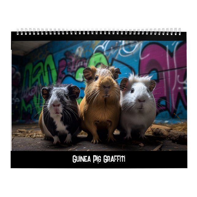 Guinea Pig Graffiti Calendar (Cover)