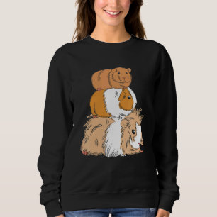 Guinea Pig Graphic Guinea Pig Owner Pet Cavy Anima Sweatshirt