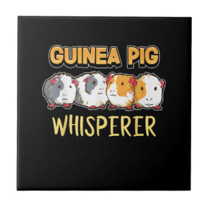 Guinea Pig Guinea Pig Whisperer Cute Cavy Ceramic Tile