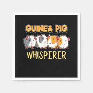 Guinea Pig Guinea Pig Whisperer Cute Cavy Napkin