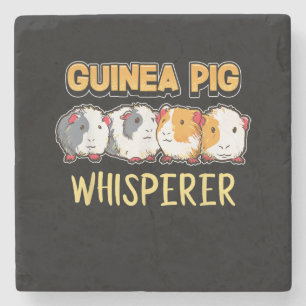 Guinea Pig Guinea Pig Whisperer Cute Cavy Stone Coaster