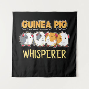 Guinea Pig Guinea Pig Whisperer Cute Cavy Tapestry