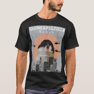 Guinea Pig Guinepigzilla Animal Funny Guinea Pigs  T-Shirt