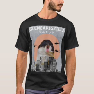 Guinea Pig Guinepigzilla Animal Funny Guinea Pigs  T-Shirt