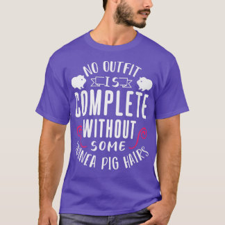 Guinea Pig Hairs Design For Rodent Lover Premium 2 T-Shirt