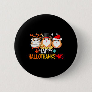 Guinea Pig Halloween Thanksgiving Christmas 6 Cm Round Badge