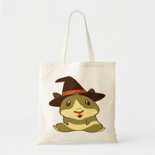 Guinea Pig Halloween Witch Tote Bag