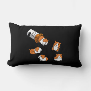 Guinea Pig Happy Pills Guinea Pig Guinea Pig Gift Lumbar Cushion