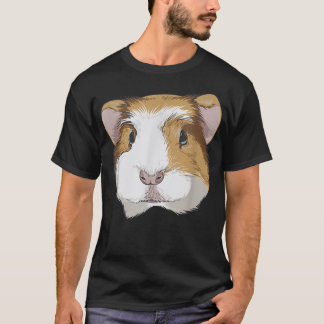 Guinea Pig Head Pet Owner Rodents Animal Cavy Love T-Shirt