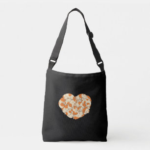 Guinea Pig Heart Love Cute Baby Guinea Pig Crossbody Bag