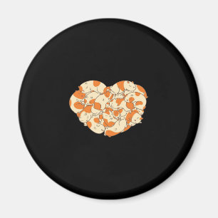 Guinea Pig Heart Love Cute Baby Guinea Pig Magnet