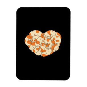 Guinea Pig Heart Love Cute Baby Guinea Pig Magnet