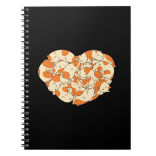 Guinea Pig Heart Love Cute Baby Guinea Pig Notebook