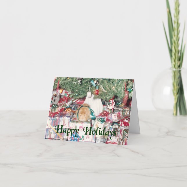 Guinea Pig Holiday Card (Front)
