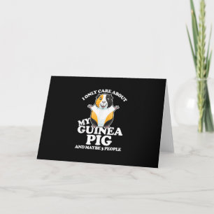 Guinea Pig I Care About My Guinea Pig Card
