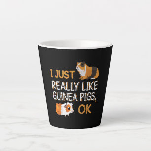Guinea Pig I Just Really Like Guinea Pigs Ok Latte Mug