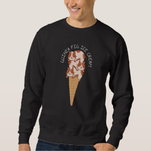 Guinea Pig Ice Cream Graphic Guinea Pig Owner Pets Sweatshirt