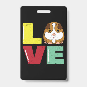 Guinea Pig ID Badge