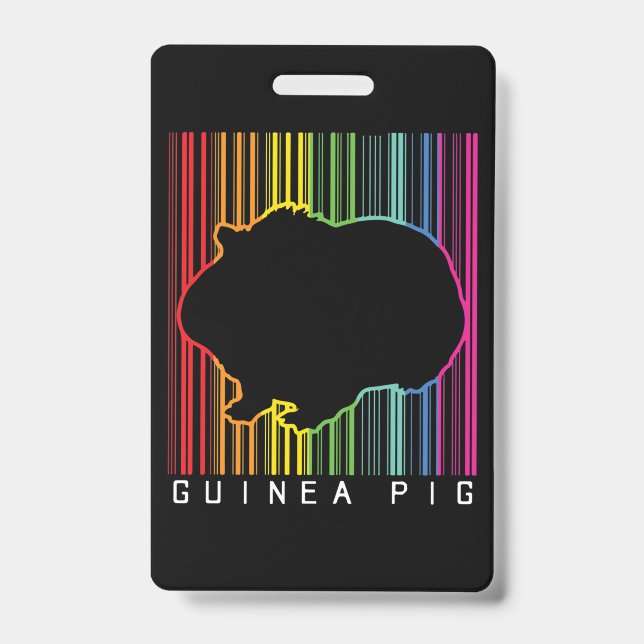 Guinea pig ID badge (Front)
