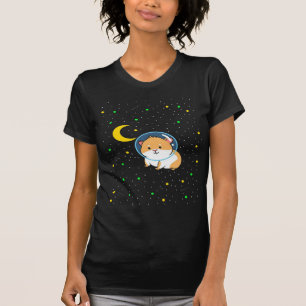 Guinea Pig In Space Cute Astronomy Guinea Pig T-Shirt