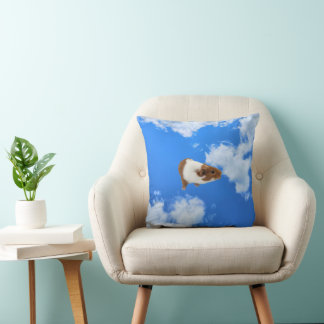 Guinea pig in the sky pillow