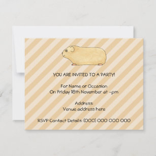 Guinea Pig. Invitation