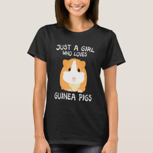 Guinea Pig Just a Boy Who Loves Guinea Pigs 2 T-Shirt
