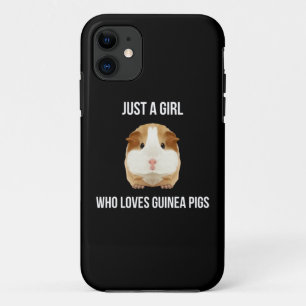 Guinea Pig Just A Girl Loves Wheek iPhone 11 Case