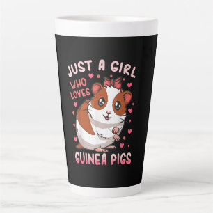 Guinea Pig Just A Girl Who Loves Guinea Pigs Latte Mug