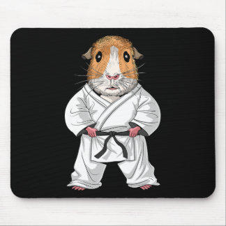 Guinea Pig Karate Ninja Jiu-jitsu Taekwondo Martia Mouse Pad