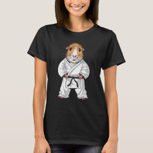 Guinea Pig Karate Ninja Jiu-Jitsu Taekwondo Martia T-Shirt