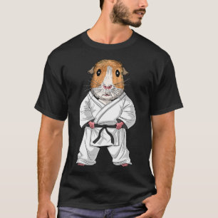 Guinea Pig Karate Ninja Jiu-jitsu Taekwondo Martia T-Shirt