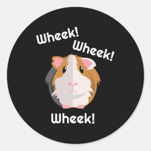 Guinea Pig Love Classic Round Sticker