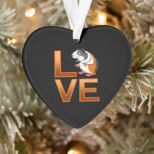 Guinea Pig Love Cute Guinea Pig Cool Pet Lover Ornament