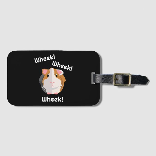 Guinea Pig Love Luggage Tag (Front Horizontal)