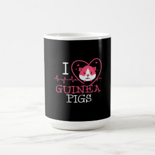 Guinea Pig Love Rodent Heartbeat Guinea Pig Coffee Mug