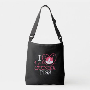 Guinea Pig Love Rodent Heartbeat Guinea Pig Crossbody Bag