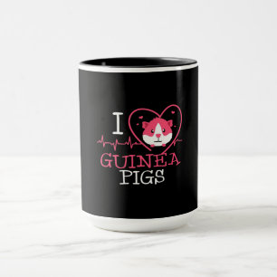 Guinea Pig Love Rodent   Heartbeat Guinea Pig Mug