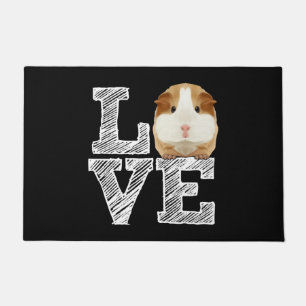 Guinea Pig Love Rodent Wheek Doormat