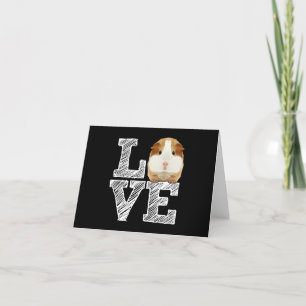 Guinea Pig Love Rodent Wheek Thank You Card