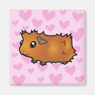 Guinea Pig Love (scruffy) Magnet
