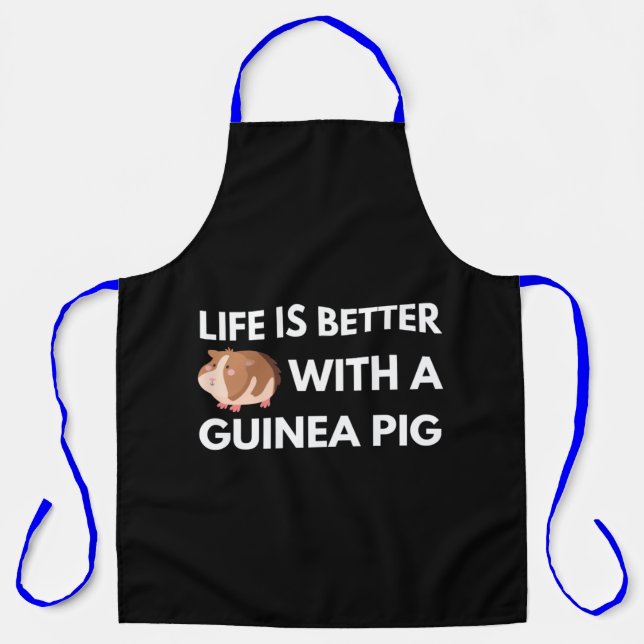 Guinea Pig Lover Apron (Front)