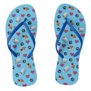 Guinea Pig Lover Flip Flops