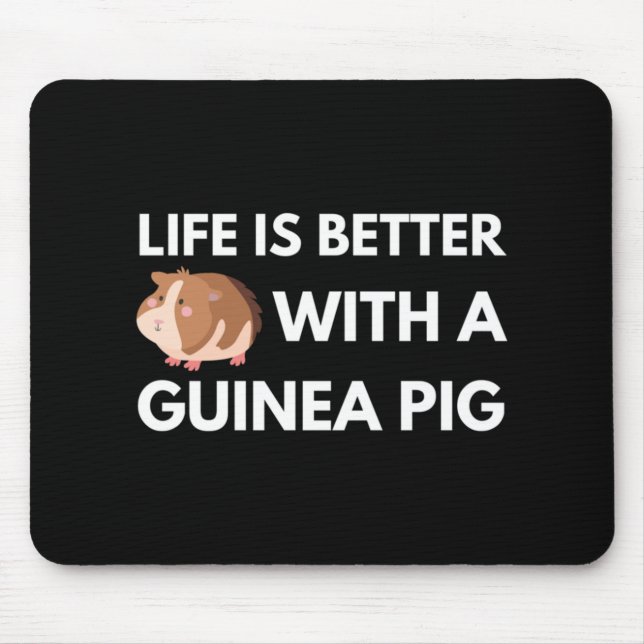 Guinea Pig Lover Mouse Pad (Front)