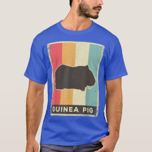 Guinea Pig Lover Vintage Retro Poster Animal T-Shirt