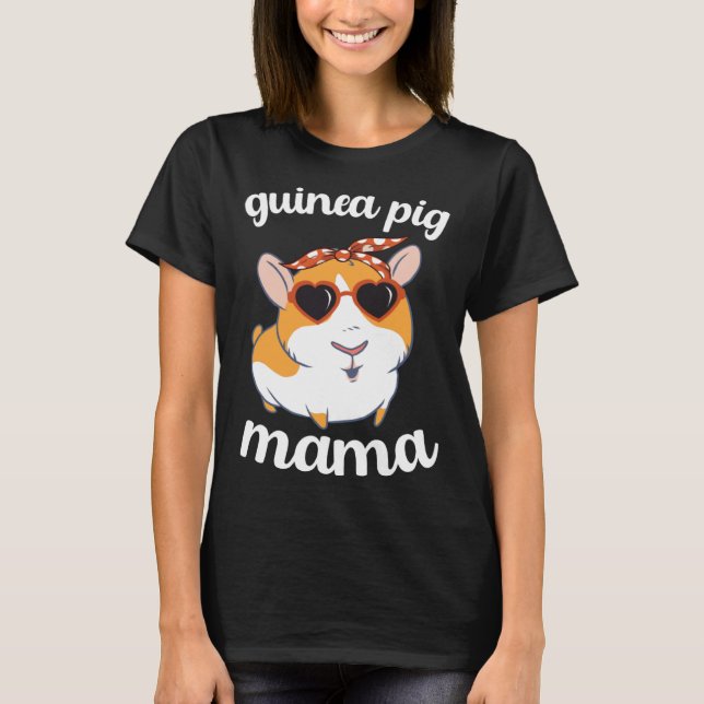 Guinea Pig Mama Women Mothers Day Guinea Pig Mom M T-Shirt (Front)